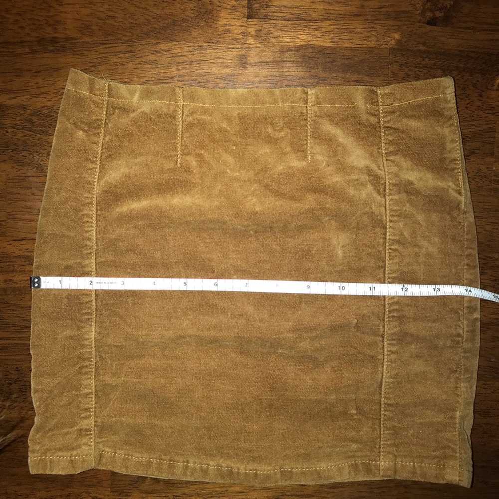 Ships Today! Brandy Melville Suede Bodycon Skirt - Picture 4 of 8